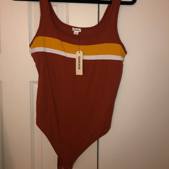 Garage Tops - Orange bodysuit
